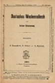 DEUTSCHES WOCHENSCHACH / 1907 vol 23, no 43